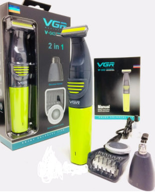Электробритва мужская VGR V-043 + триммер для носа и ушей